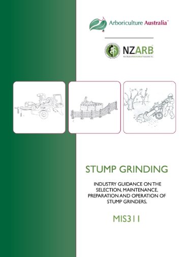 Cover of MIS311 Stump Grinding