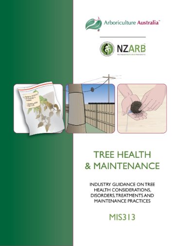 Cover of MIS313 Tree health and maintenance